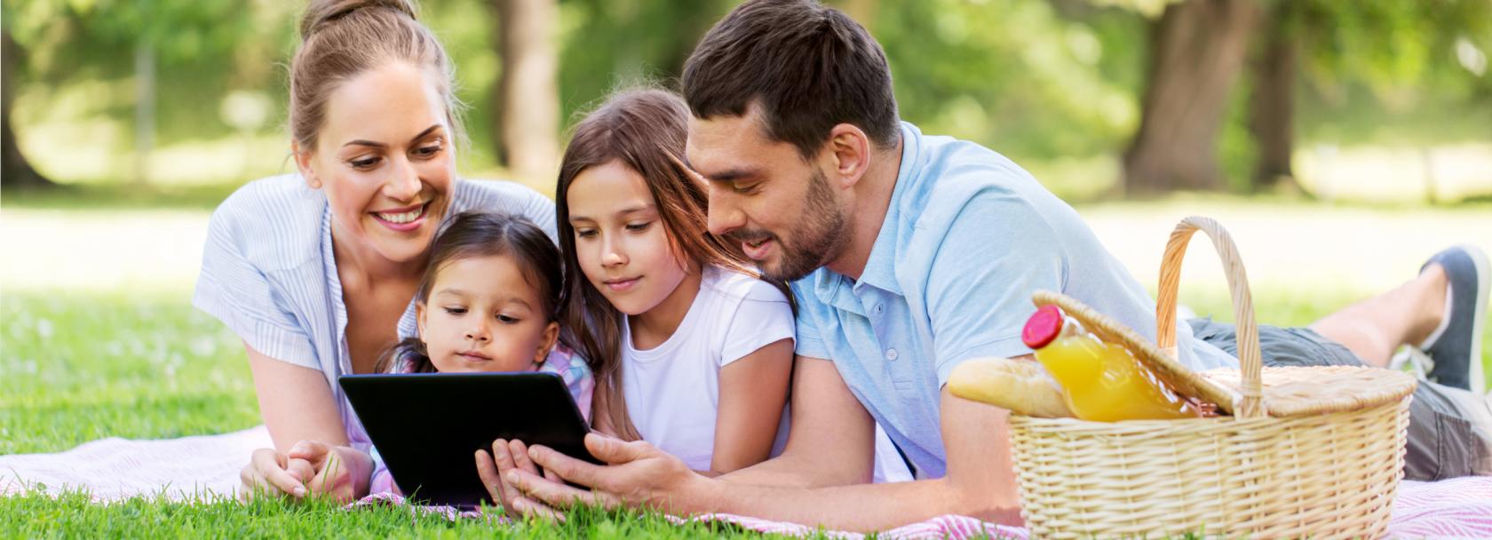 rodzina na wakacjach